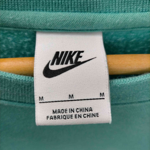 ナイキ NIKE AS M NSW CLUB CRW BB WASHED TEAL/WHITE スウォッシュロゴ スウェット メンズ import:M
