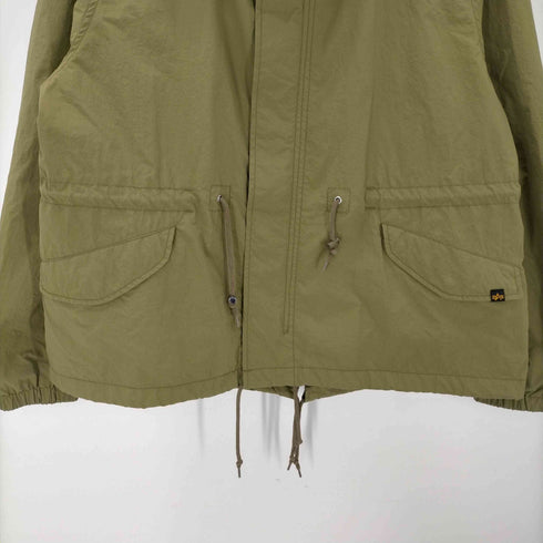 アルファインダストリーズ ALPHA INDUSTRIES アーミー サンプリング ナイロン ショート スノー パーカー ジャケット レディース import:S