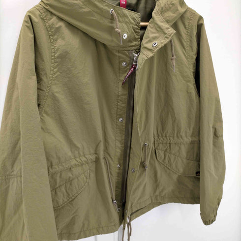 アルファインダストリーズ ALPHA INDUSTRIES アーミー サンプリング ナイロン ショート スノー パーカー ジャケット レディース import:S