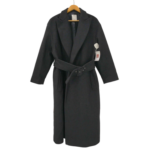 サンドロパリ sandro PARIS Belted wool blend coat ベルテッド ウール ブレンド コート レディース 40