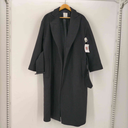 サンドロパリ sandro PARIS Belted wool blend coat ベルテッド ウール ブレンド コート レディース 40