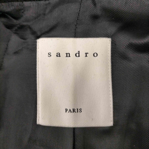 サンドロパリ sandro PARIS Belted wool blend coat ベルテッド ウール ブレンド コート レディース 40
