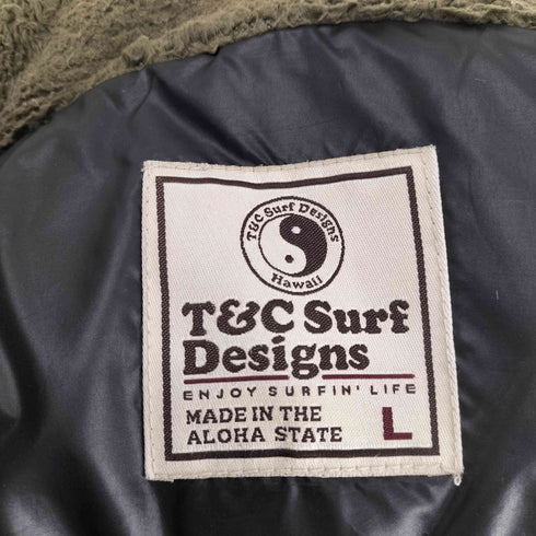 T&C SURF DESIGNS フードファー ダウンジャケット メンズ JPN:L