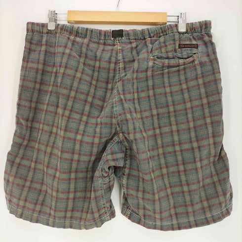 グラミチ GRAMICCI 80s~90s 囲みタグ USA製 チェック クライミングショーツ ショートパンツ メンズ M