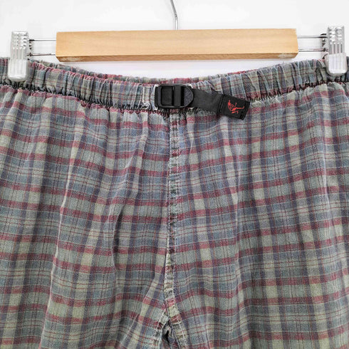 グラミチ GRAMICCI 80s~90s 囲みタグ USA製 チェック クライミングショーツ ショートパンツ メンズ M
