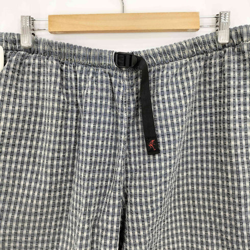 グラミチ GRAMICCI 90s~00s USA製 チェック シアサッカー クライミングショーツ ショートパンツ メンズ L