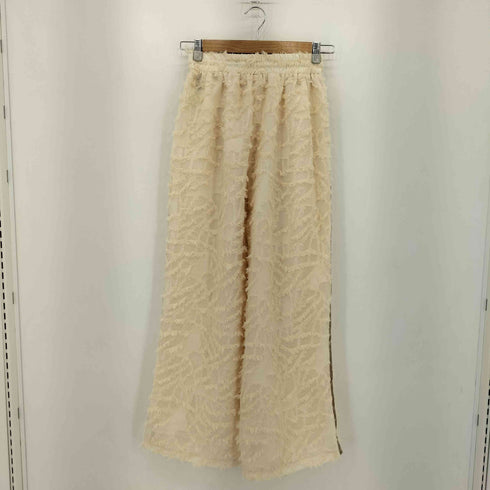 ダブルクローゼット w closet ラインジャガードパンツ レディース FREE