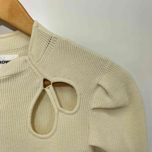リリーブラウン Lily Brown 22SS カットアウト ディティール ニット レディース ONE SIZE
