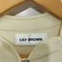 リリーブラウン Lily Brown 22SS カットアウト ディティール ニット レディース ONE SIZE