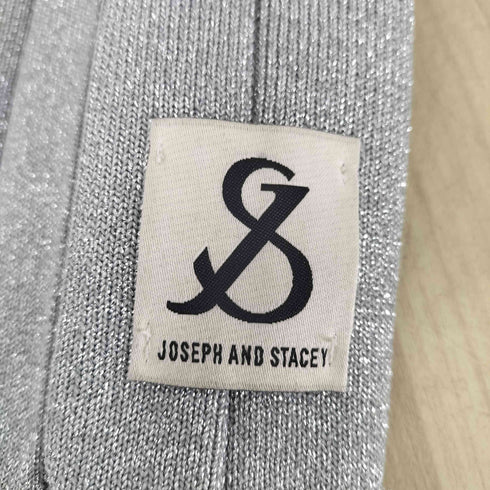 JOSEPH AND STACEY ラッキープリーツニットスターリー S プラチナ レディース