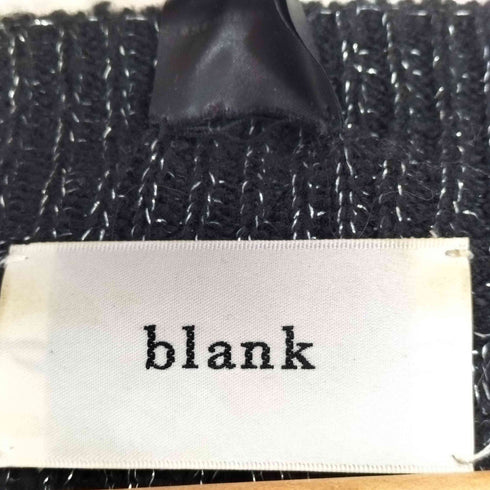 blank ラメ加工 Vネックニット メンズ
