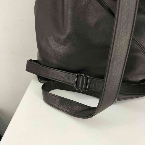 ディスコードヨウジヤマモト discord Yohji Yamamoto Drawstring leather Backpack メンズ