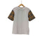 バーバリー BURBERRY PLAID-SLEEVE T-SHIRT ノバチェック スリーブ S/S Tシャツ レディース import:S