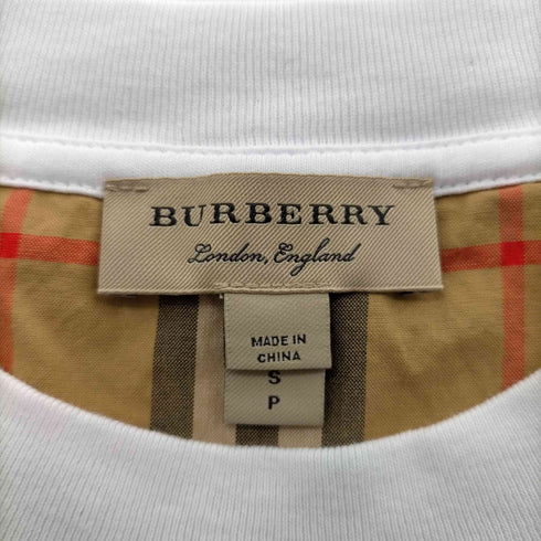 バーバリー BURBERRY PLAID-SLEEVE T-SHIRT ノバチェック スリーブ S/S Tシャツ レディース import:S