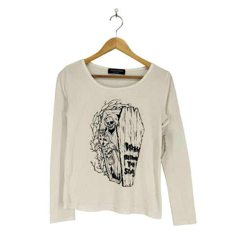 gladnews プリントL/S Tシャツ Y2K レディース