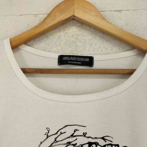 gladnews プリントL/S Tシャツ Y2K レディース