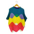 イッセイミヤケ ISSEY MIYAKE 銀タグ 変形 マルチカラー プリーツ トップス レディース JPN:2