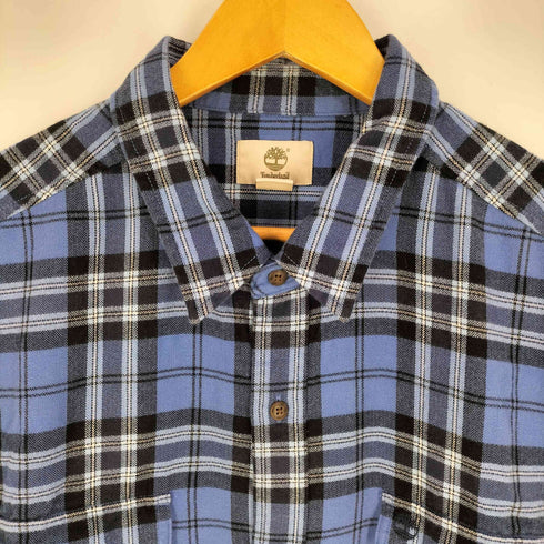 ティンバーランド Timberland ロゴ刺繍 REGULAR FIT チェック 長袖ネルシャツ メンズ XXL/TTG