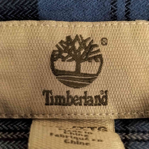 ティンバーランド Timberland ロゴ刺繍 REGULAR FIT チェック 長袖ネルシャツ メンズ XXL/TTG