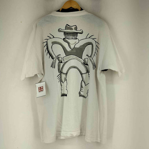 アンビル Anvil 90S USA製 カーボーイプリント S/S Tシャツ メンズ import:XL