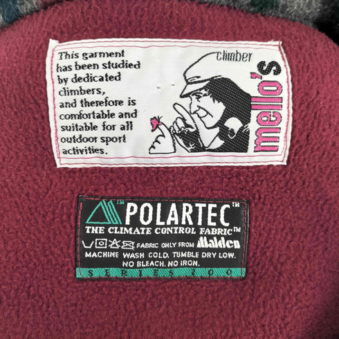 MELLO'S PLOARTEC ジップアップフリースジャケット メンズ