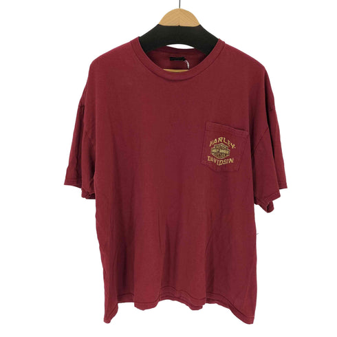 ハーレーダビッドソン HARLEY-DAVIDSON プリントクルーネック 半袖Tシャツ メンズ