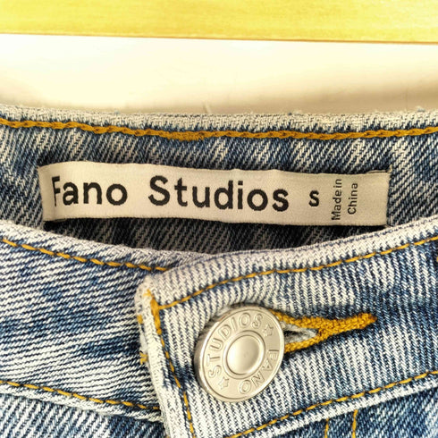 ファノストゥディオズ Fano Studios ジップフライ ストレートデニム レディース JPN:S