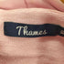 THAMES 袖刺繍 バックプリントパーカー メンズ import:XL
