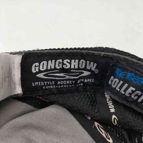 GONGSHOW ボディ ダメージ 加工 6パネル メッシュ サン フェード キャップ スナップバック 襤褸 ボロ メンズ