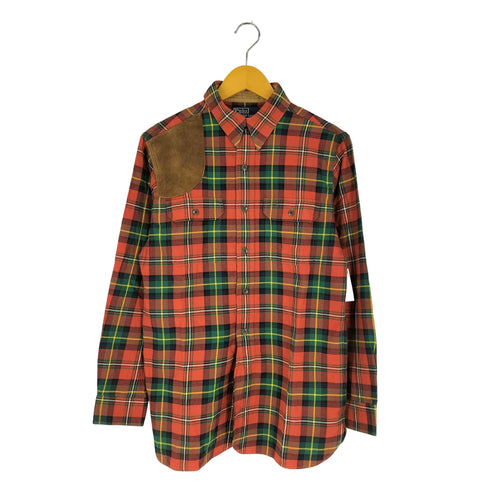 ポロバイラルフローレン Polo by RALPH LAUREN ガンフラップ ガチャポケ チェックレギュラーカラーシャツ メンズ import:M