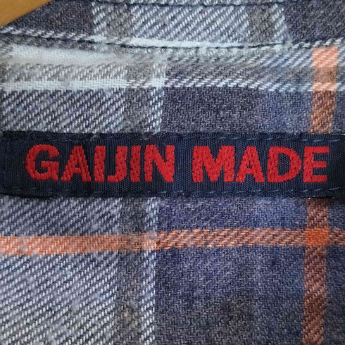 ガイジンメイド GAIJIN MADE クレイジーパターン チェック シャツ メンズ JPN:2
