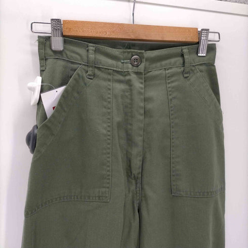 ユーエスアーミー U.S. ARMY 80S OG-507 Utility Trousers ユーティリティー ベイカー トラウザーズ パンツ IDEAL ジップ レディース 12L31