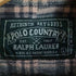 ポロカントリーラルフローレン POLO COUNTRY RALPH LAUREN マレーシア製 スモールポニー刺繍 チェックネルシャツ メンズ import:L