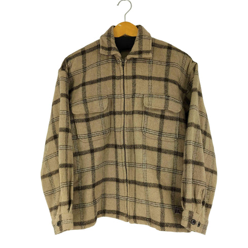 バンズ VANS 00S チェック ジップアップ ジャケット フラップポケット メンズ JPN:M
