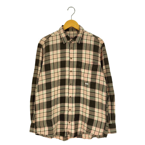パパス papas マドラスチェック L/S レギュラーカラーシャツ メンズ JPN:48