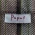 パパス papas マドラスチェック L/S レギュラーカラーシャツ メンズ JPN:48