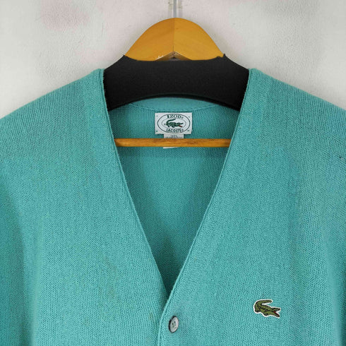 アイゾッドラコステ IZOD LACOSTE 80S MADE IN USA アクリルカーディガン メンズ JPN:XL