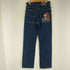 スカルジーンズ SKULL JEANS スカルロゴ刺繍 ストレートデニムパンツ メンズ US:28-29