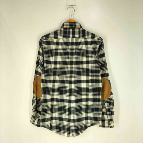 ポロラルフローレン POLO RALPH LAUREN エルボーパッチ ブロックチェック ネルシャツ メンズ