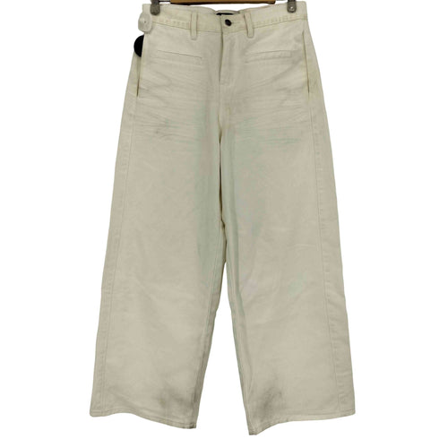 JCAESAR Pleated White Denim Pants メンズ S