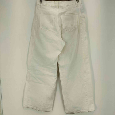 JCAESAR Pleated White Denim Pants メンズ S