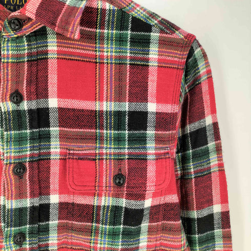 ポロラルフローレン POLO RALPH LAUREN ポニー無し チェック ネルシャツ メンズ