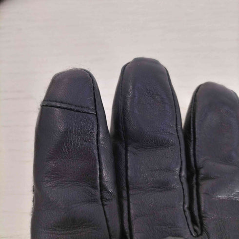 ポロラルフローレン POLO RALPH LAUREN THINSULATE 3M ウールアルパカ レザー 切替 グローブ メンズ M/M