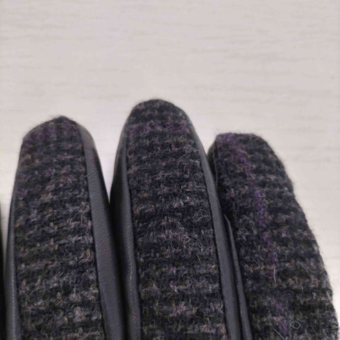 ポロラルフローレン POLO RALPH LAUREN THINSULATE 3M ウールアルパカ レザー 切替 グローブ メンズ M/M