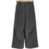 Nothingnoth Diagonal pleats wide dark trouser メンズ 1
