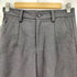 Nothingnoth Diagonal pleats wide dark trouser メンズ 1