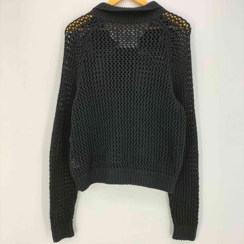 GEN IZAWA See-through Cotton Knit Polo メンズ FREE