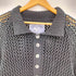 GEN IZAWA See-through Cotton Knit Polo メンズ FREE