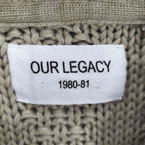アワーレガシィー OUR LEGACY 1980-81 ショールカラー ニット カーディガン メンズ