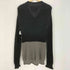 エーケイエム AKM EGYPTIAN cotton knit カットオフ Vネックプルオーバー メンズ JPN:L